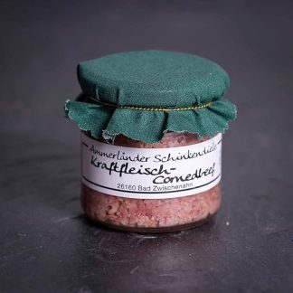 High Quality Homemade Corned Beef in Glass | Delicate Kraft Meat, 160 g | Delicate Taste and Consistency