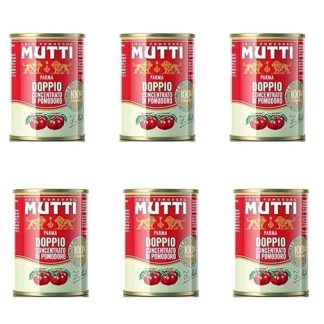 6x Mutti doppio concentrato tomato paste tomato sauce 100% Italian 140g