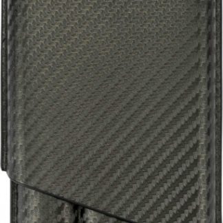 Zigarren Schiebe-Etui Lederoptik Carbondesign 3er