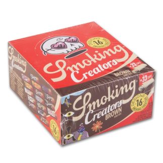 Zigarettenpapier SMOKING King Size Brown Creators + Filter Tips