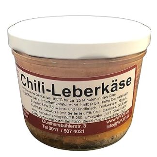 Chilli Liver Cheese in Glass Homemade (180 g)