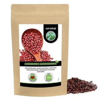 Alpi Nature Azuki Beans 500 g Whole Red Adzuki Beans for Curry, Salad and Rice
