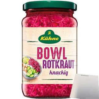 Kühne Bowl Red Cabbage Crisp (180 g ATG) + usy Block