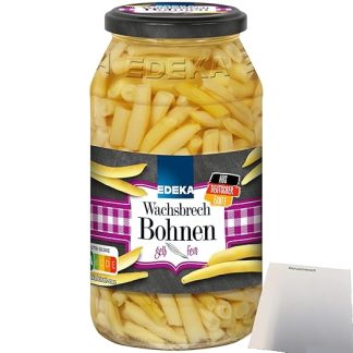 usy Bundle for Wax Breaking Beans Yellow Fine Assorted Freshly Harvested Processed (530 g Glass) + usy Block