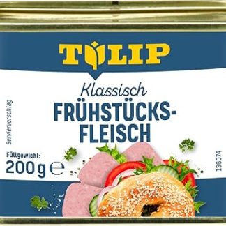 TULIP Pork Breakfast Meat, 200 g, Delicious Pork in Practical Recyclable Preserve, Pork Breakfast Meat in a Tin, 86% Pork