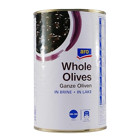 aro Whole Black Olives 4.0 kg