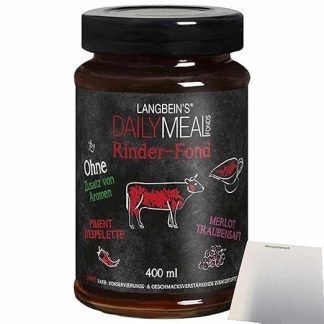 usy Bundle for Langbeins DailyMeal Cattle Fond (400 ml Glass) + usy Block