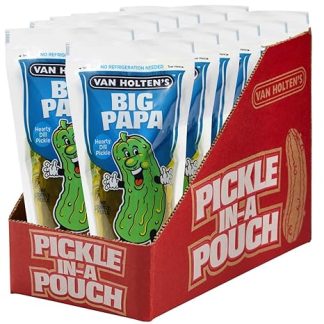 Van Holten's Big Papa Hearty Dil Pickle in Bag 12 x Van Holtens Pickles