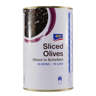 aro Sliced Black Olives in Slices 4.0 kg