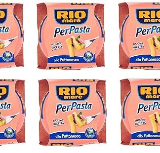 3 x Rio Mare Per Pasta Puttanesca Tuna in Olive Oil with Vegetables 2 x 160 g