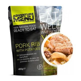 Adventure Menu - Pork Ribs with Boiled Potato | 400 g | Gourment Meal for Travel & Home