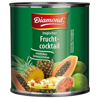 DIAMOND Tropical Fruit Cocktail Lightly Sugared Fruit Mix for Exotic Fruit Salad and Cocktails - 1 x 3 kg