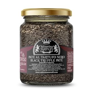 Valnerina Tartufi Paté with black truffle truffle paté | mushroom sauce mushroom, truffles, black olives | glass 90 g