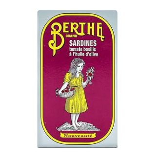 Sardines with Tomato and Basil in Olive Oil | 125 g | Berthe | Ramirez | Portugal