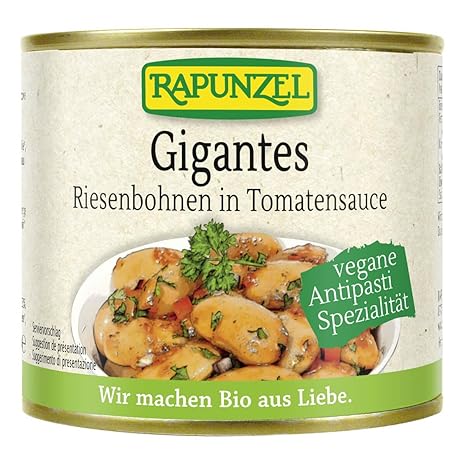 Rapunzel Gigantes Giant Beans in Tomato Sauce 230 g Organic