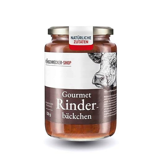 Der Feinschmecker Gourmet Beef Bakery 720 g I Delicate Inner Baking in Red Wine Sauce I Sous-vide Cooked I For 2-3 People