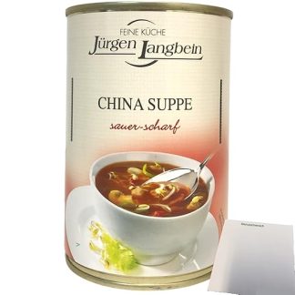 Jürgen Langbein China Soup Sour Sharp Pack of 1 (1 x 400 ml) + usy Block