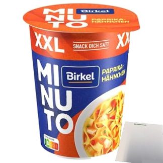 Birkel Minuto XXL Paprika Chicken Pot (82g Pack) + usy Block