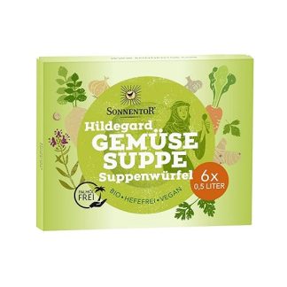 Sonnentor Hildegard Organic Vegetable Soup Cubes (1 x 6 Bags)