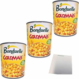 usy Bundle für Bonduelle Goldmais 3er Pack (3x600g Dose) + usy Block
