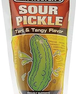 Van Holten Jumbo Cucumber in a Bag - Sour Cucumber - American Pickles - Fat Free - Gluten Free