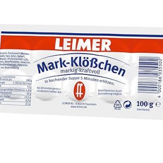 LEIMER Mark Dumplings 200 g - Markig Powerful Dumplings as a Classic Soup Insert (1 x 200 g)