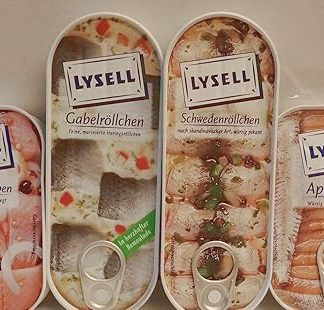 Lysell Swedish Fish Buffet 4 Varieties in Cans