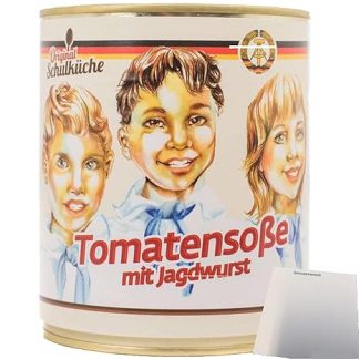 usy Bundle for Original School Kitchen Tomato Sauce with Hunting Sausage (350 g Can) + usy Block