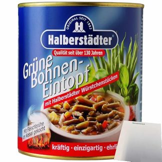 usy Bundle for Halberstädter Green Bean Stew (800 g Tub) + usy Block