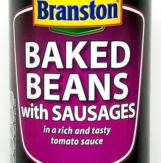Branston Baked Beans with Sausage, 12 x 405g