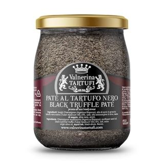 Valnerina Tartufi Paté with black truffle truffle paté | mushroom sauce mushroom sauce, truffles, black olives | glass 500 g