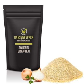 Hanse&Pepper Gewürzkontor Gourmet Series 500 g Onion Granules Vegan Lovely Aromatic Natural