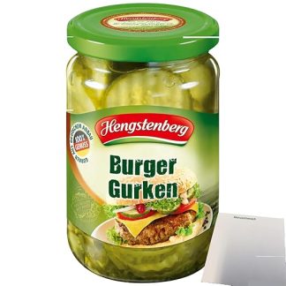 usy Bundle für Hengstenberg Burger Gurken (1x330g Glas) + usy Block