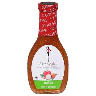 Skinny Girl Italian Salad Dressing, Fat Free, Sugar Free, 8 Ounce (1 Piece)