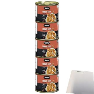 Menzi Serbian Bean Soup (5 x 200 ml Can) + usy Block