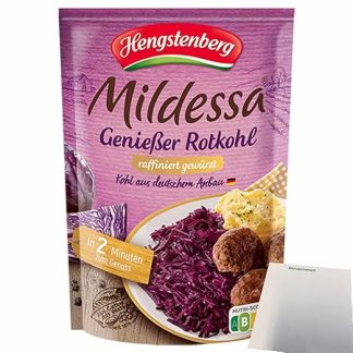 usy Bundle for Hengstenberg Mildessa Connoisseurs Red Cabbage (400 g Bag) + usy Block