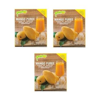 Pamai Pai® 3 x 500g Mango Fruit Pulp Puree Mango Puree Mus Mango Pulp Unsweetened