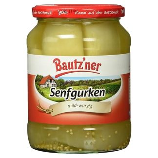 Bautz'ner Mustard Cucumbers Mild Spicy 420 g