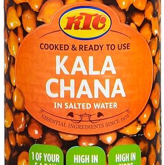 yoaxia ® - [ 400 g / 240 g ATG ] Brown Chickpeas in Salt Water / Kala Chana / Brown Chick Peas in Salted Water
