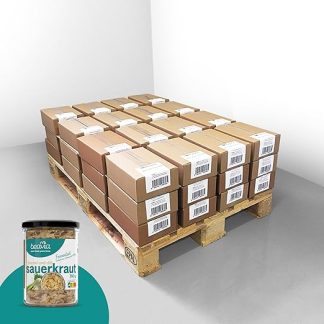 Fermented Sauerkraut from White Cabbage with Fennel and Dill Palette (216 x 350 g)