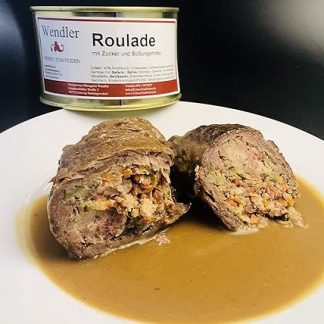 1 beef roulade homemade in a tin (400 g)
