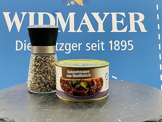 Widmayer's Fine Cuisine Sour Pig Kidneys a Swabian Specialty in a Tin