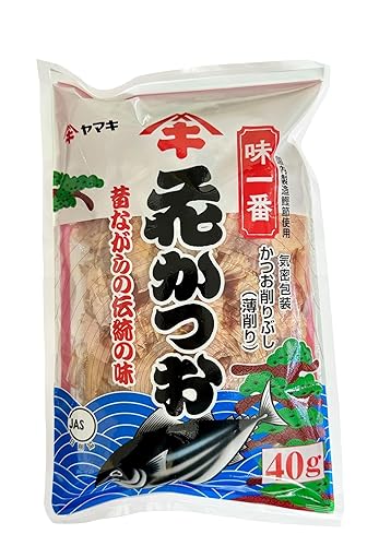 Yamako Katsuobushi Katsuo Bonito Chips for Japanese Broth Dashi, 40g, Made in Japan