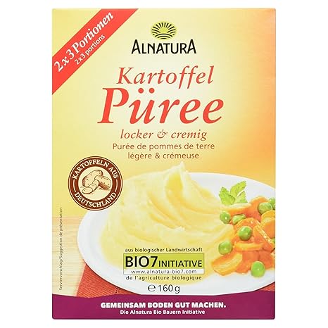 Alnatura Organic Mashed Potatoes, 160 g