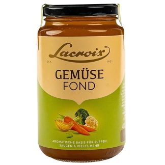 Vegetable Stock 400 ml in Glass on Vegetable Based as a Taste Boost for Savoury Meat Dishes and Vegetable Dishes - Vegetable Stock as a Base for Soups, Sauces and Dressings