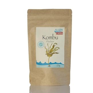 Algae Shop Organic Kombu Flakes - 25 g | Finger Tang | Algae from the Atlantic Ocean | Raw Food | Vegan