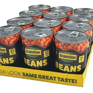 Branston Baked Beans Gebackene Bohnen in Tomatensoße 12X 410G– importiert von Shestore24