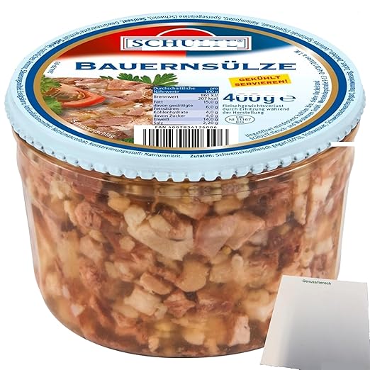 usy Bundle für Schulte Bauernsülze (400g Glas) + usy Block