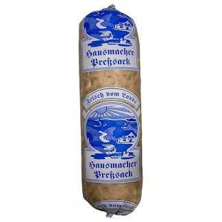 Food-United Presswurst Press Bag White 2 x Approx. 500 g Bavarian Press Head Sausage Known as Schwartenstomen Pork Head Blunzen or Hemming Traditional Spicy Flavour