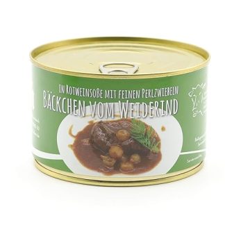 Beef Baking in Red Wine Sauce – Baking from Pasture Beef in Strong Red Wine Sauce Braised with Pearl Onions 400 g – Diem – Preserved – Delicatessen – Durable Product
